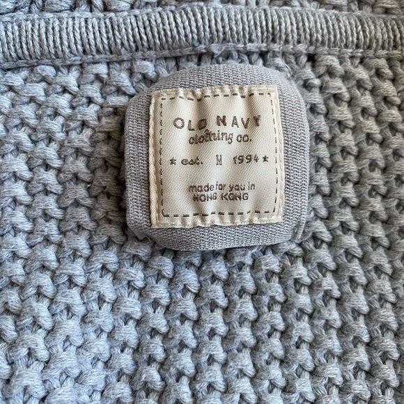 Old Navy Sweater Hoodie Gray Size M - Picture 7 of 13